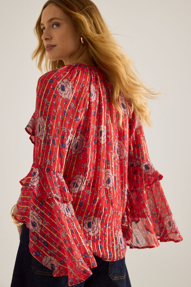 Queens of Archive Annie Chiffon Blouse #1