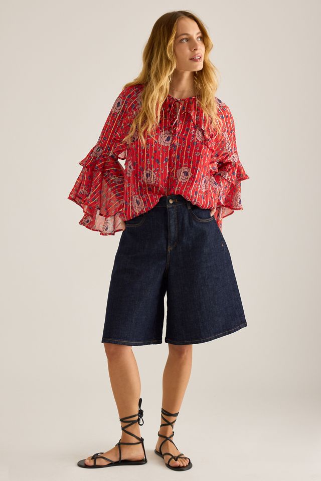 Queens of Archive Annie Chiffon Blouse #3