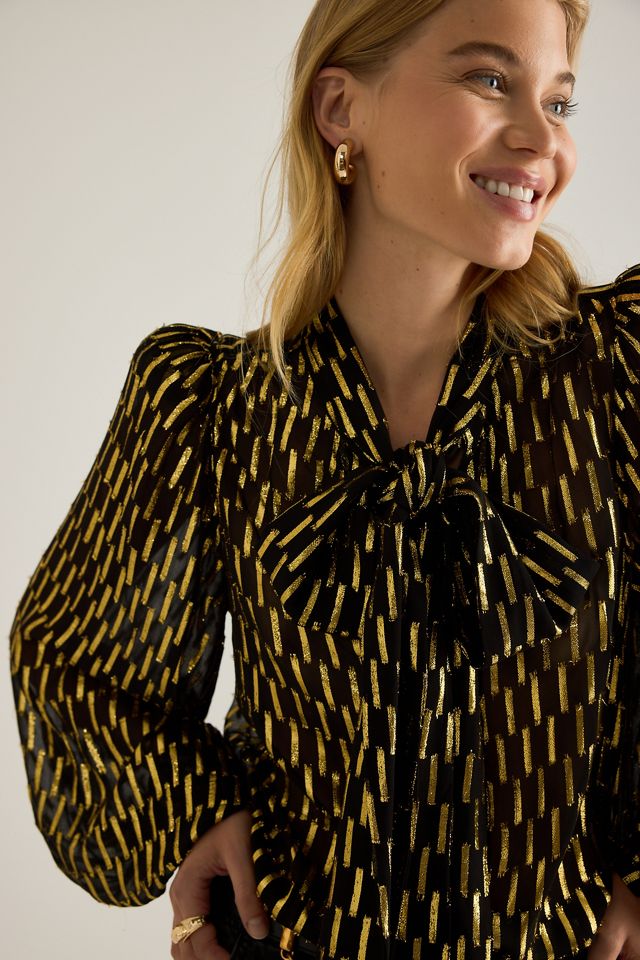 Queens of Archive Foxy Bow-Front Blouse #3