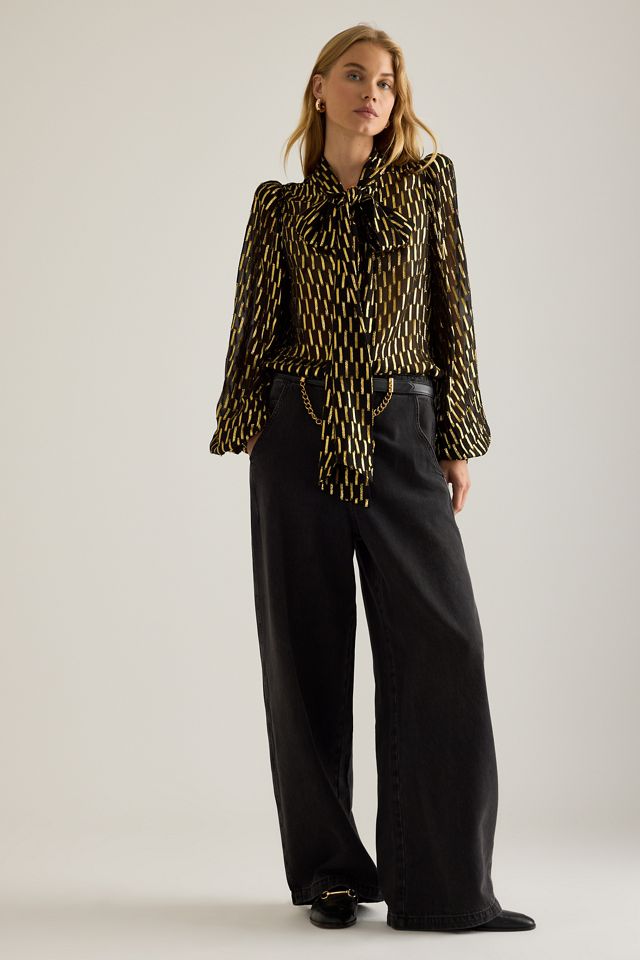Queens of Archive Foxy Bow-Front Blouse #1