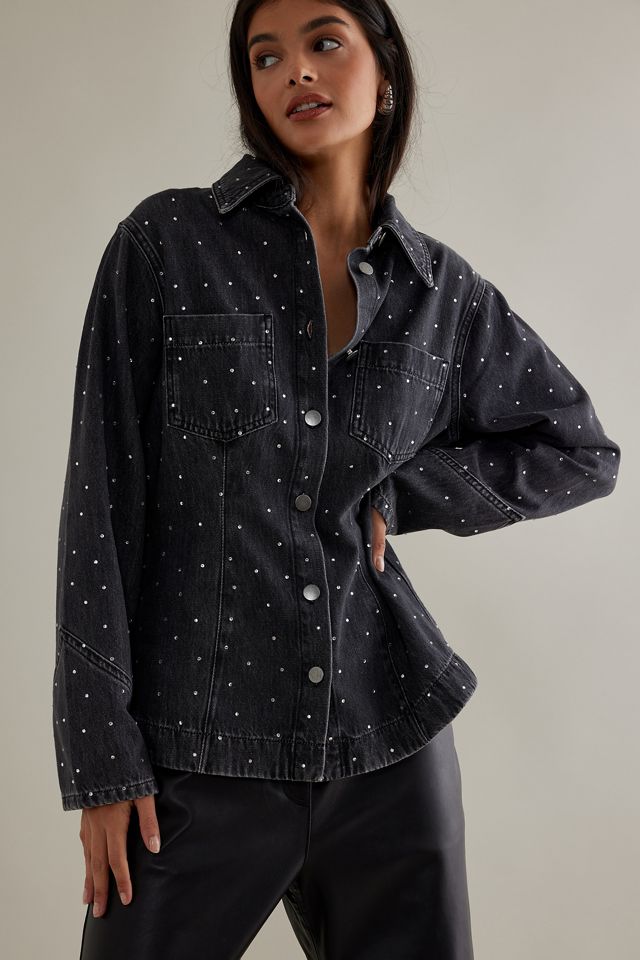 ALIGNE Harlem Cinched-Waist Denim Shirt #4