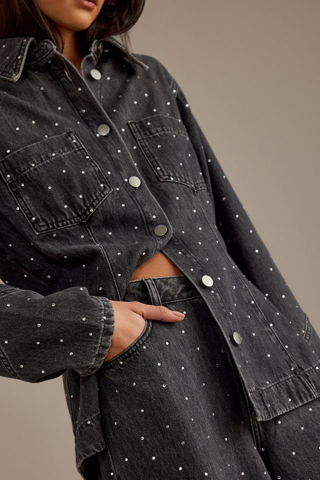 ALIGNE Harlem Cinched-Waist Denim Shirt #3