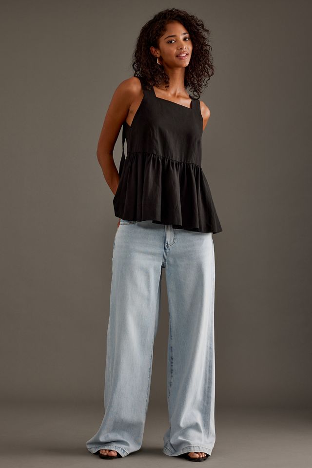 Top peplo senza maniche Palm ALIGNE #1