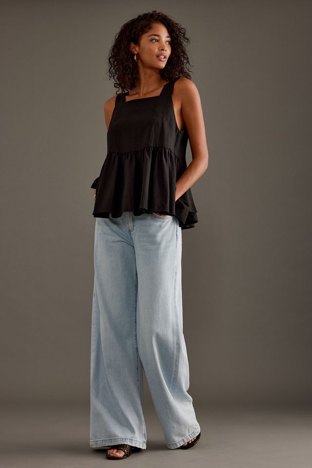 Top peplo senza maniche Palm ALIGNE #4