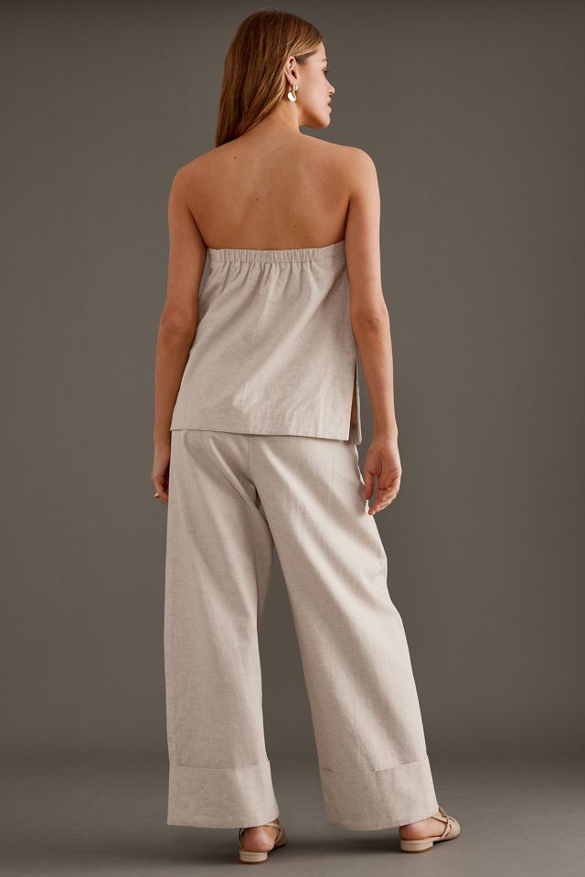 ALIGNE Top Bandeau in Lino Gally #4