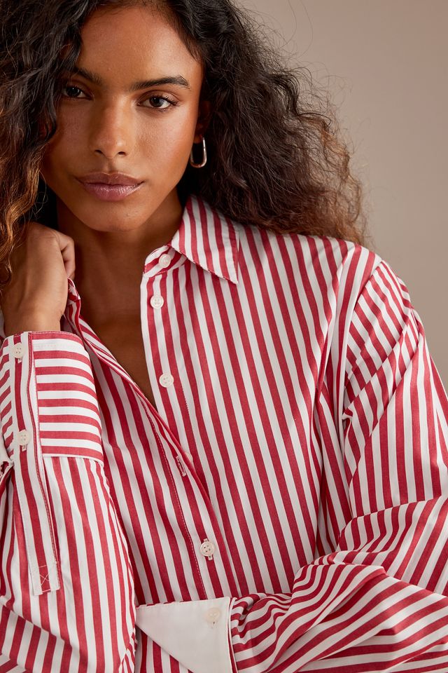 Chemise rayée ALIGNE Thyme #3