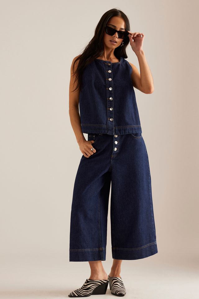ALIGNE Miranda Sleeveless Denim Top #2