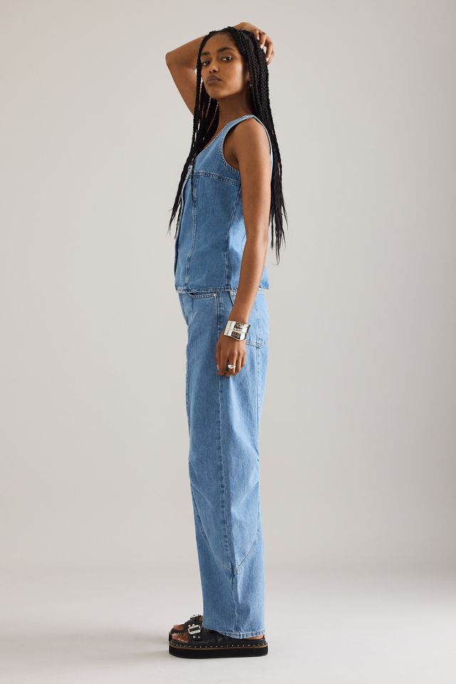 ALIGNE Ariella Buttoned Denim Top #4