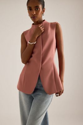 ALIGNE Cynthia Funnel-Neck Waistcoat