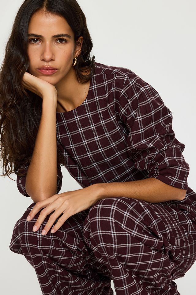 Aligne Janey Checked Tailored Blouse #2