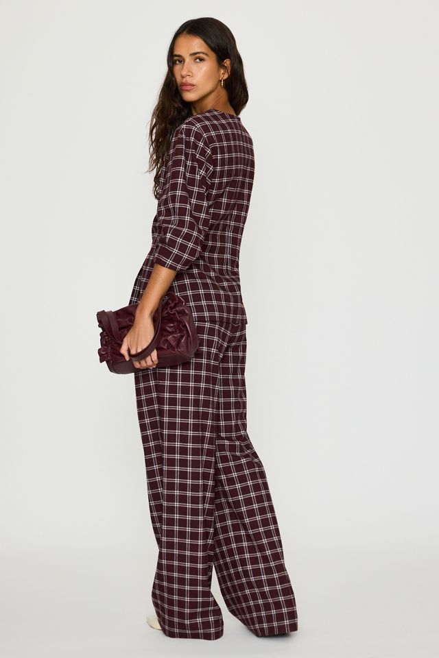 Aligne Janey Checked Tailored Blouse #4
