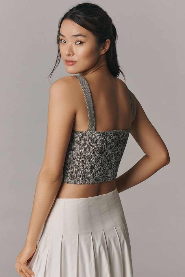 Ollari Crystal Embellished Bustier Top #1