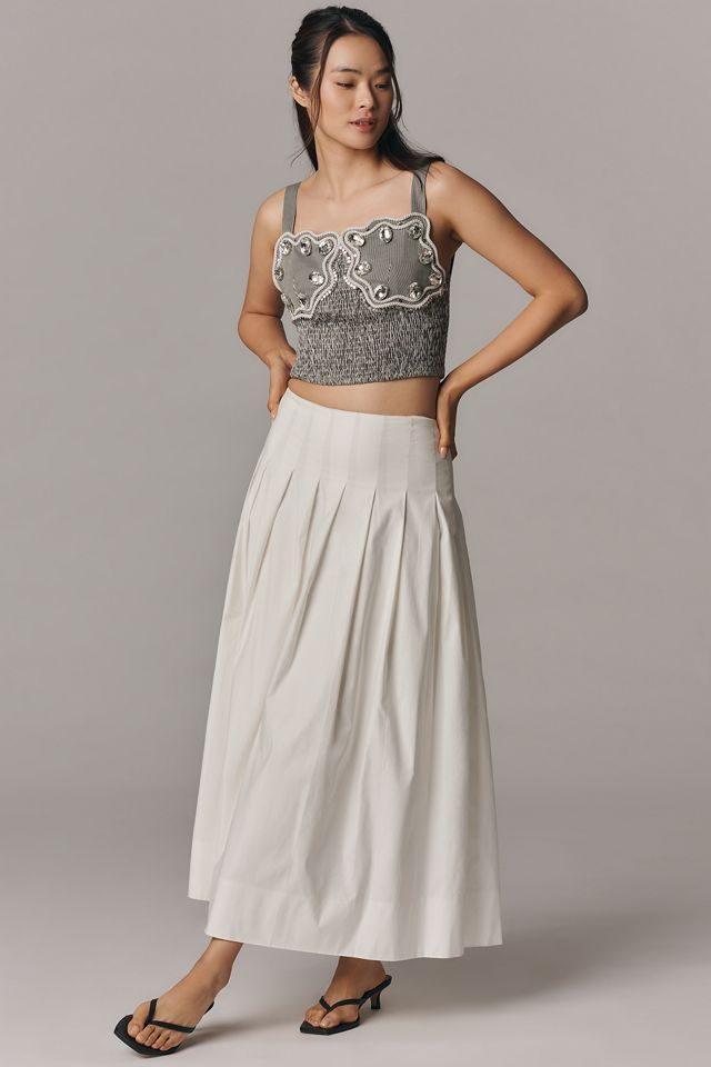 Ollari Crystal Embellished Bustier Top #2