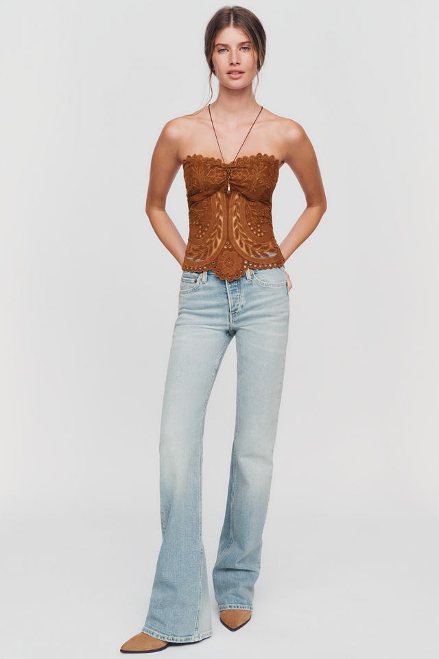 Ollari 100% Cotton Corduroy Bustier #2