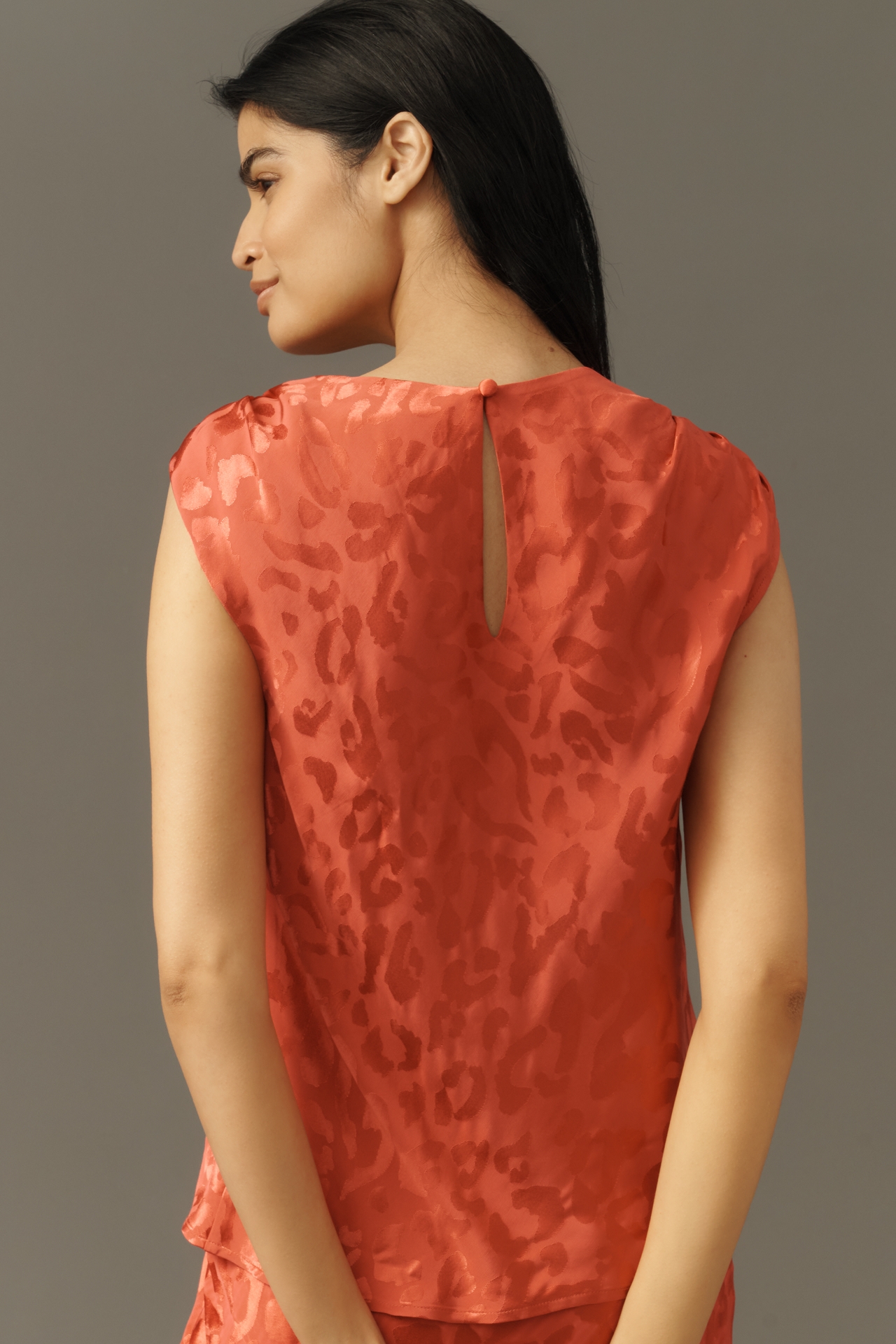 Farm Rio x Anthropologie Printed Asymmetric Tank