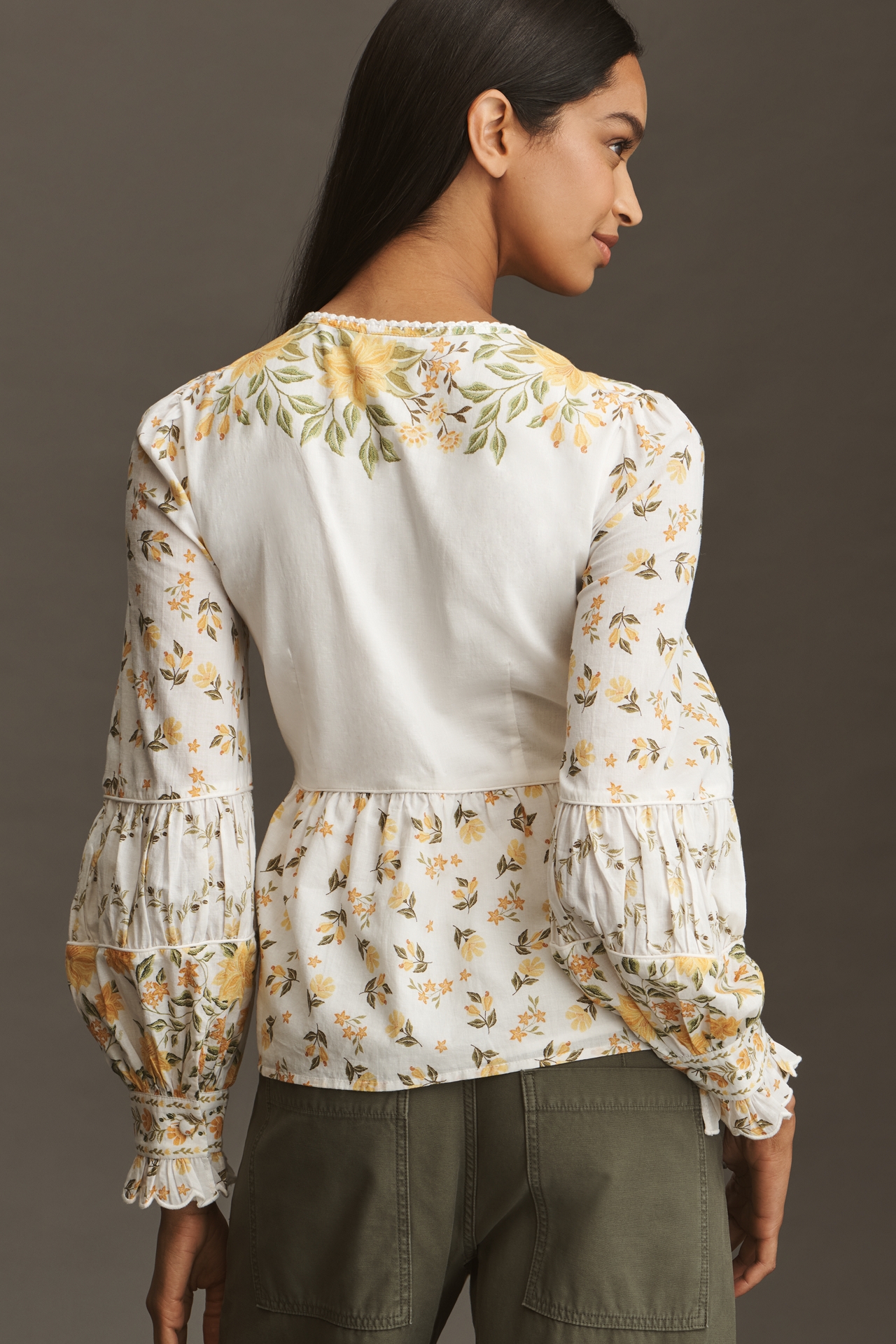 Farm Rio Puff-Sleeve Blouse