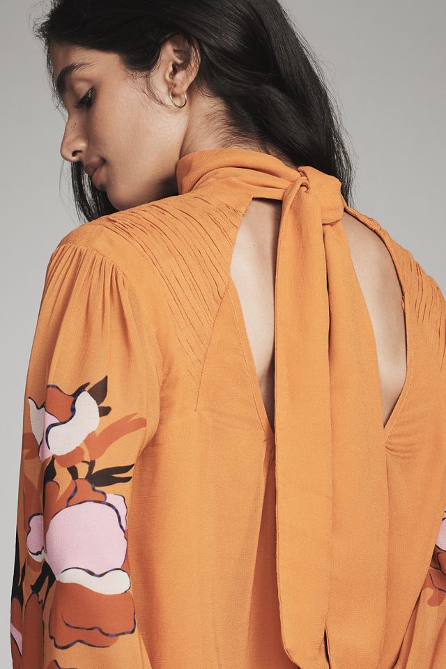 Farm Rio x Anthropologie Puff-Sleeve Blouse #1
