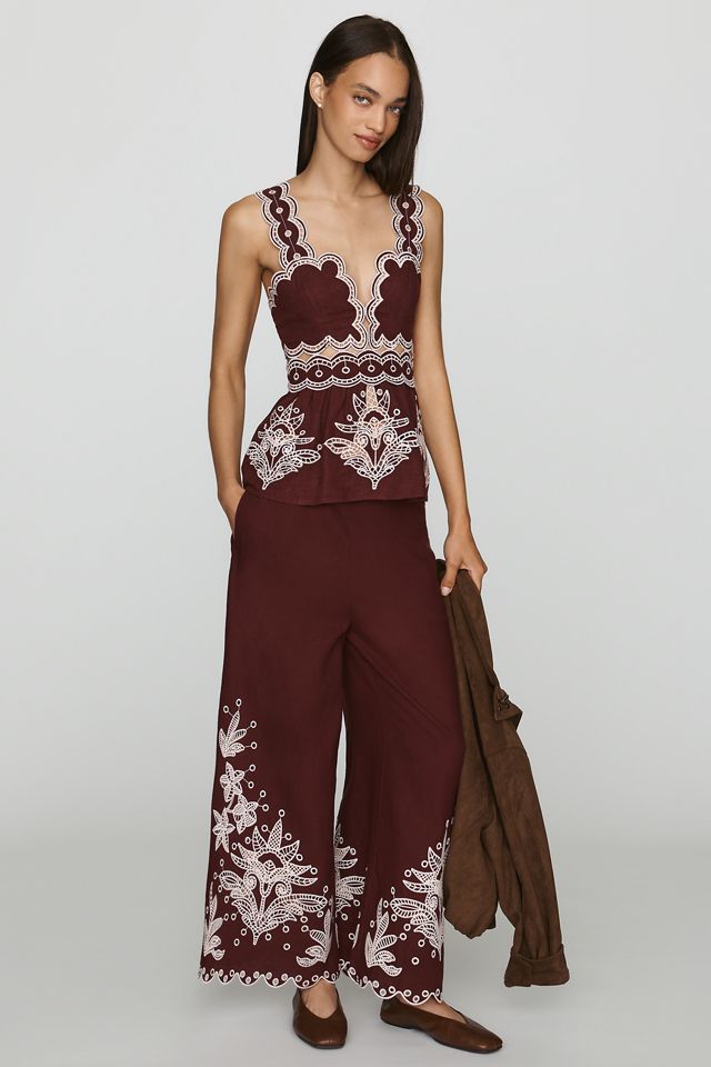 Farm Rio x Anthropologie Linen Blend Tank #2