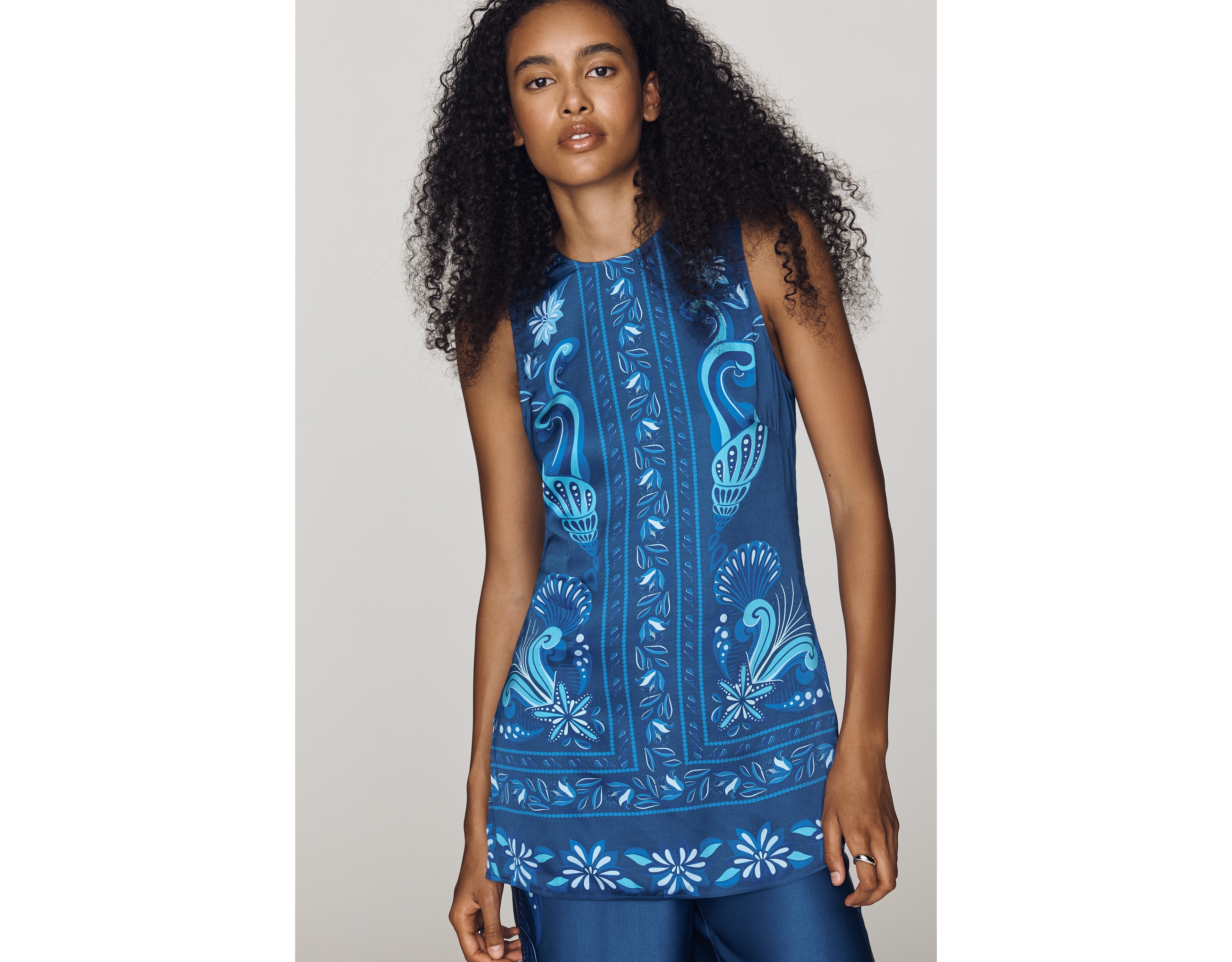 Farm Rio x Anthropologie A-Line Sleeveless Tunic