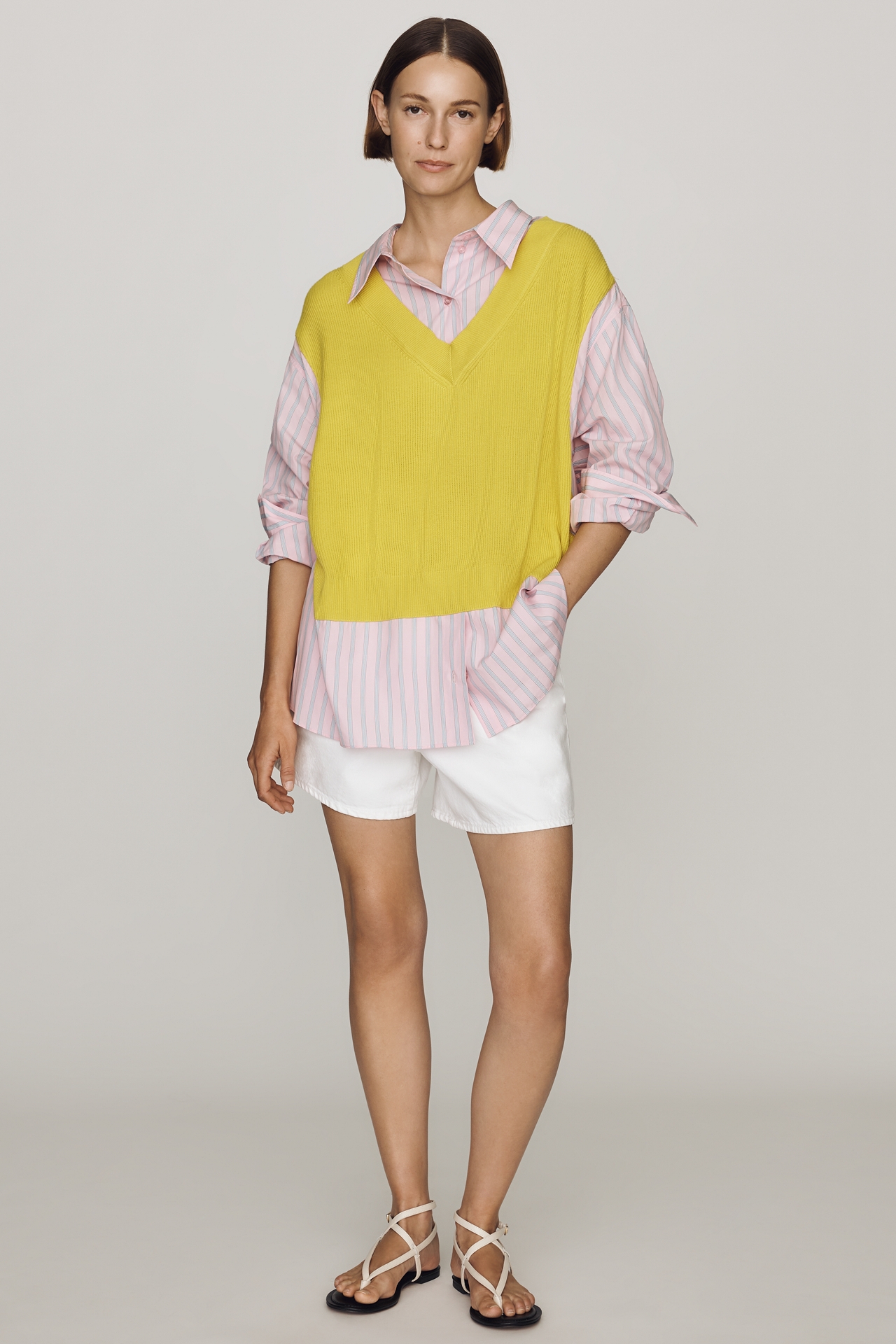 Essentiel Antwerp Knit Twofer Shirt