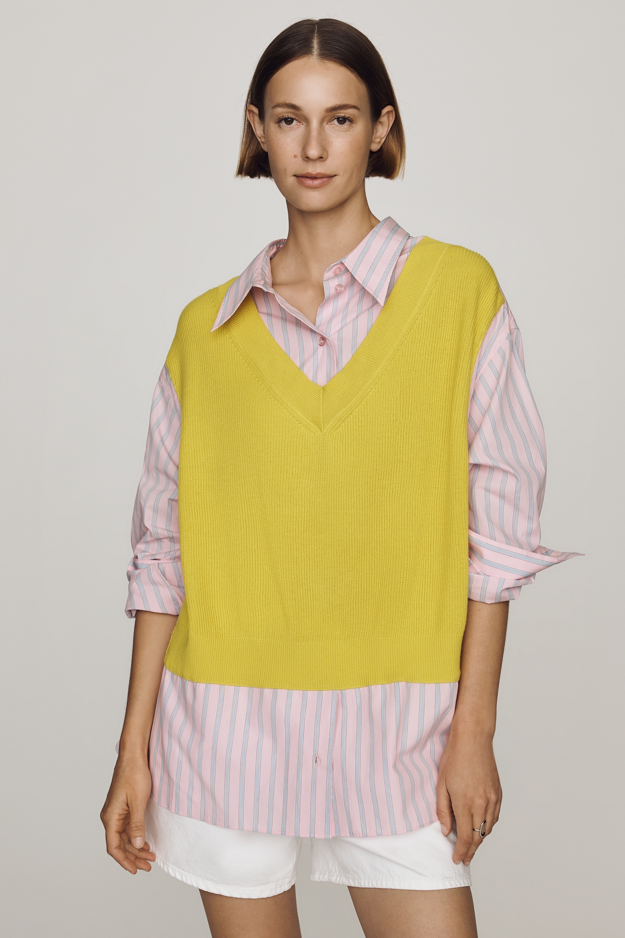 Essentiel Antwerp Knit Twofer Shirt