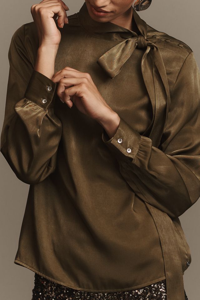 Scotch & Soda Bow-Neck Top | Anthropologie