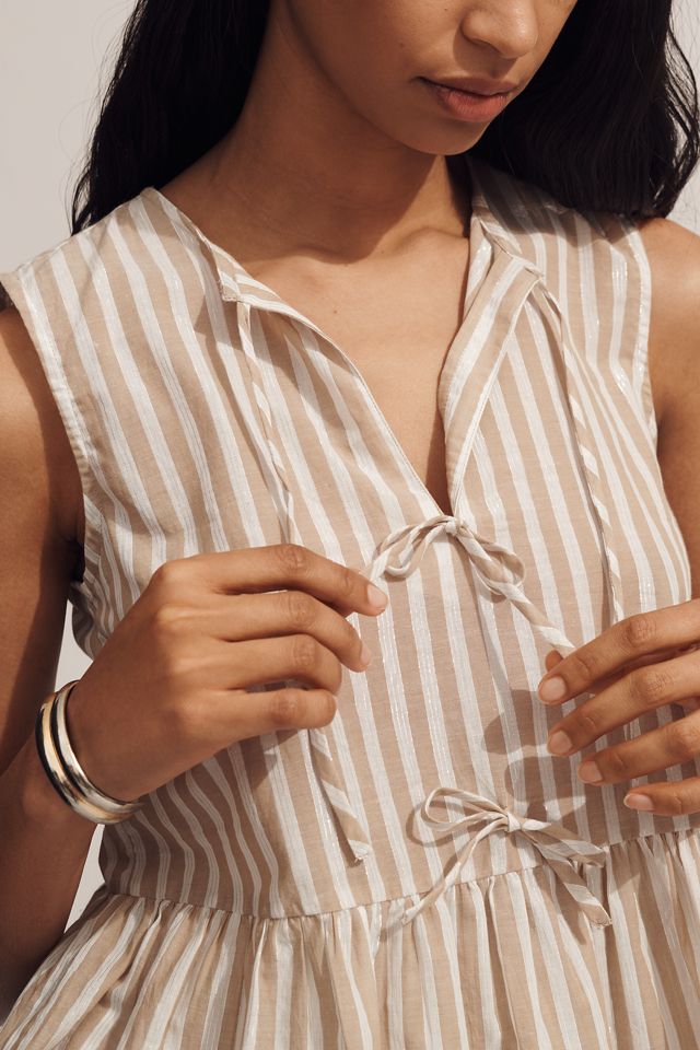 Scotch & Soda Bow-Front Peplum Tank #3