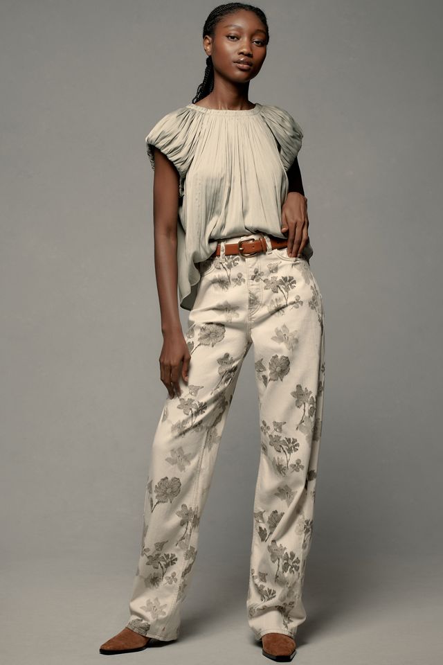 By Anthropologie Short-Sleeve Bubble Blouse #2