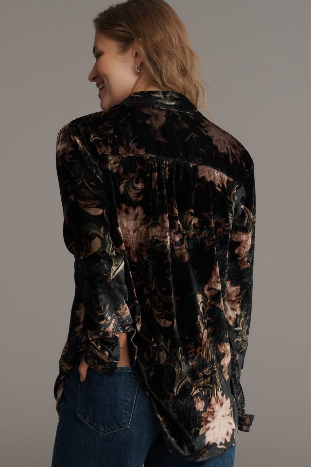 The Hadley Relaxed Buttondown Shirt by Pilcro: Velvet Edition #1