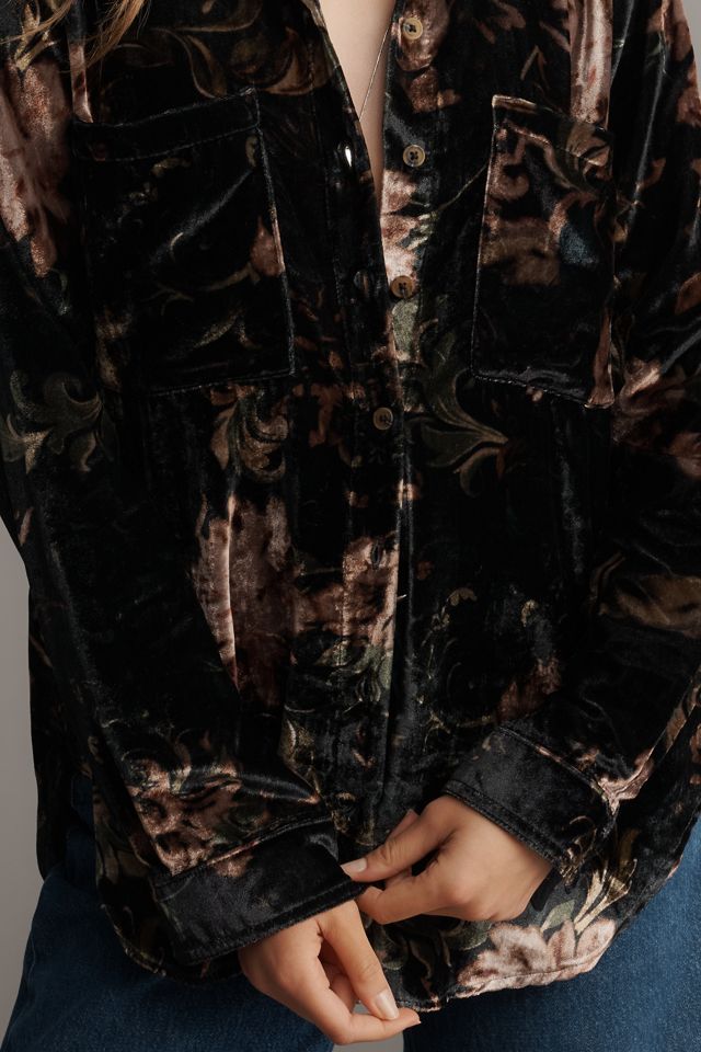 The Hadley Relaxed Buttondown Shirt by Pilcro: Velvet Edition #2