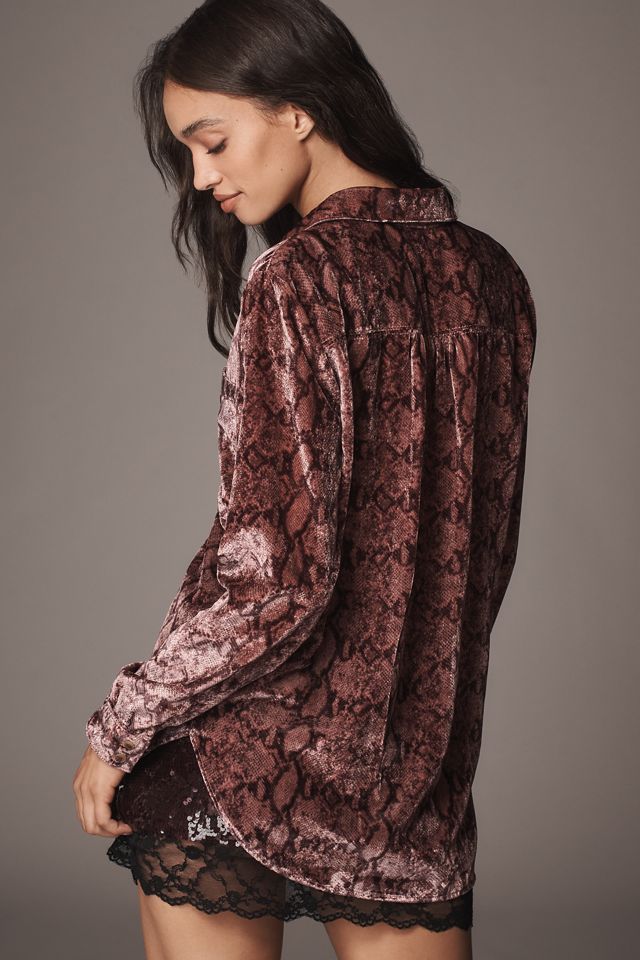 The Hadley Relaxed Buttondown Shirt by Pilcro: Velvet Edition #1
