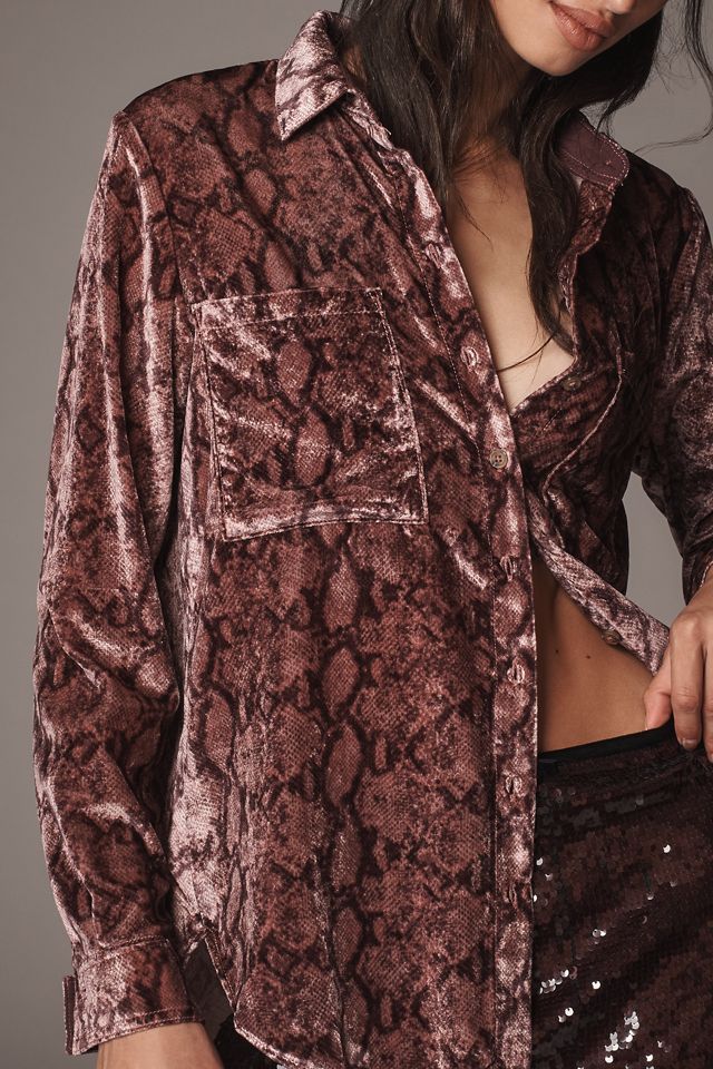 The Hadley Relaxed Buttondown Shirt by Pilcro: Velvet Edition #3