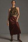 By Anthropologie Velvet Bubble Tank