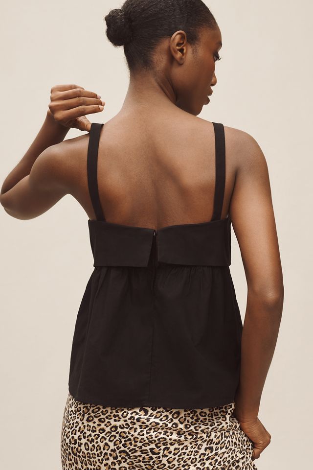 Maeve Peek-A-Boo Square-Neck Empire Top #1