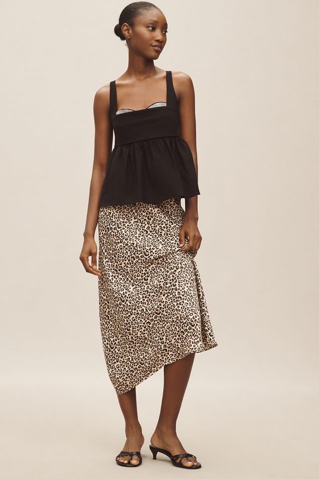 Maeve Peek-A-Boo Square-Neck Empire Top #2