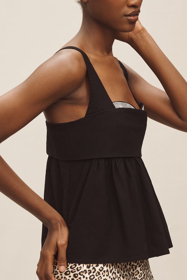 Maeve Peek-A-Boo Square-Neck Empire Top #3