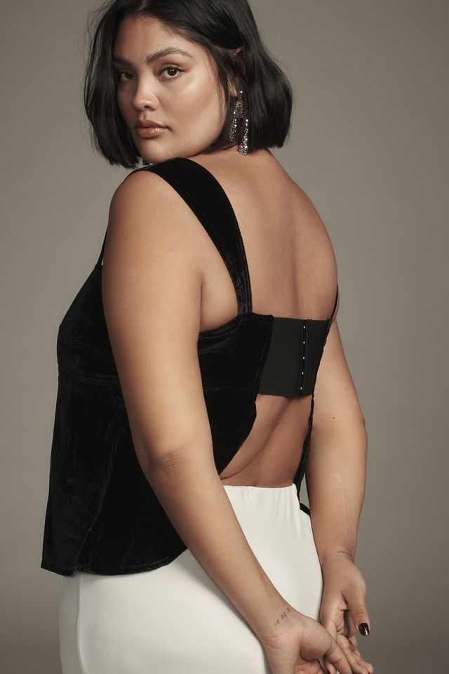 Pilcro Velvet Flyaway Top #5