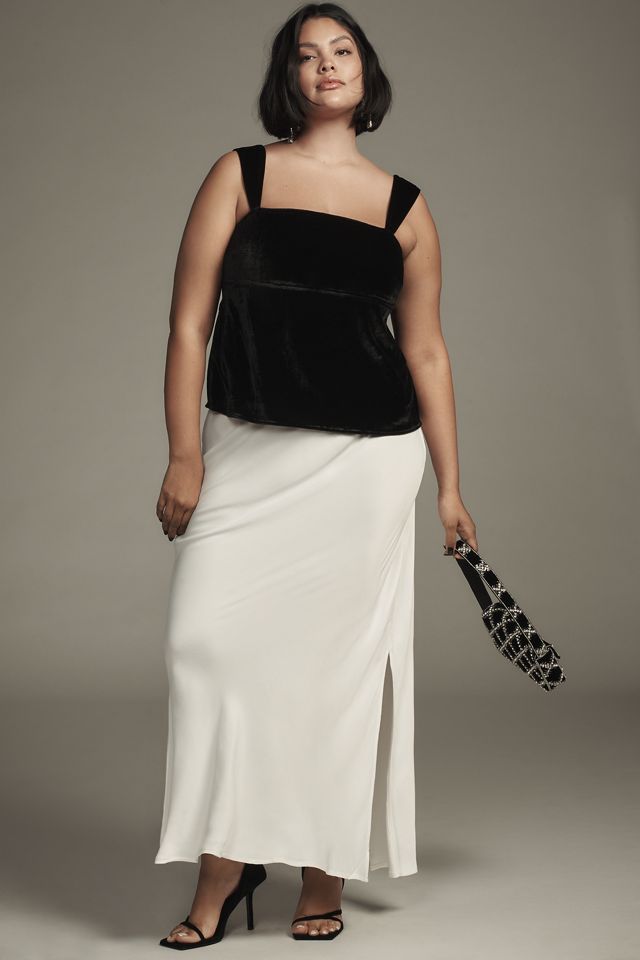 Pilcro Velvet Flyaway Top #7