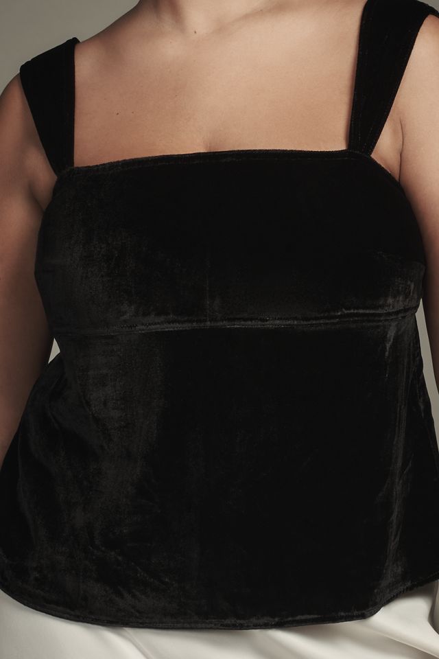 Pilcro Velvet Flyaway Top #6