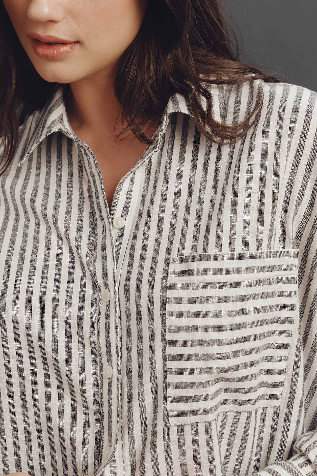 The Bennet Buttondown Shirt by Maeve: Linen Edition