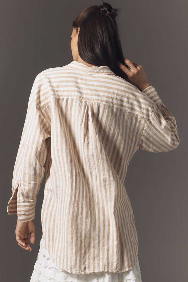 The Bennet Buttondown Shirt by Maeve: Linen Edition