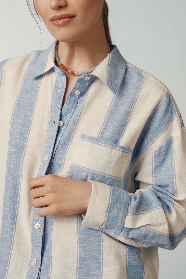 The Bennet Buttondown Shirt by Maeve: Linen Edition #4