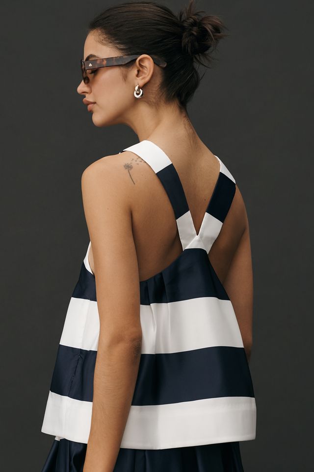 Maeve Sleeveless Square-Neck Swing Top #2