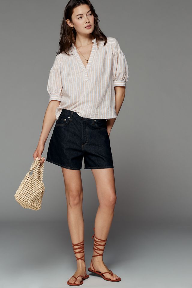 The Darcey Popover Swing Top: Linen-Cotton Edition #1