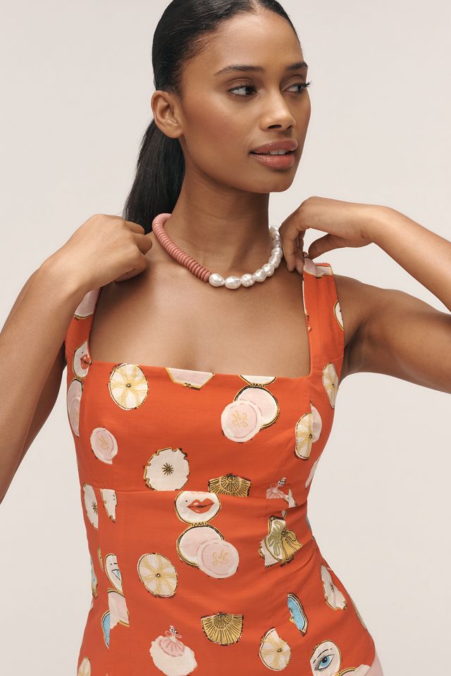 Danielle Kroll x Maeve Square-Neck Tailored Tank #3