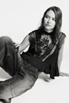 By Anthropologie Sheer Lace Peplum Blouse