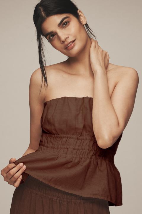 The @heynasreen Somerset Linen Blouse