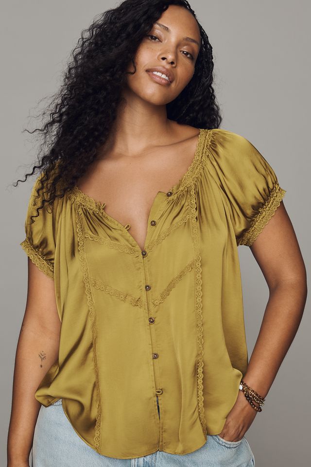 Il Top in Seta a Maniche Corte Amber #4
