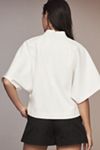 Maeve Mock-Neck Batwing Top