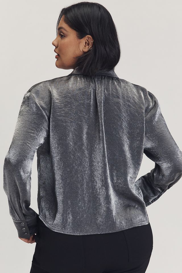 Pilcro Liquid Shine Buttondown Shirt #6